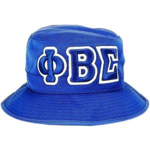 Phi Beta Sigma Embroidered Bucket Hat(Royal Blue)