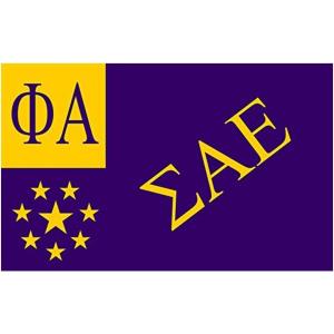 Sigma Alpha Epsilon SAE Flag Decal Sticker