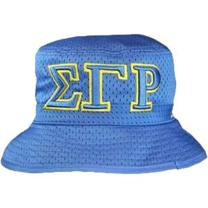 Sigma Gamma Rho Embroidered Bucket Hat(Blue)