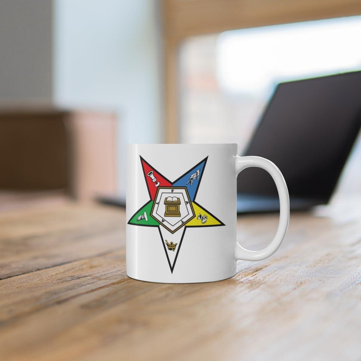 imageGreekgear Order of the Eastern Star Crest Coffee Mug