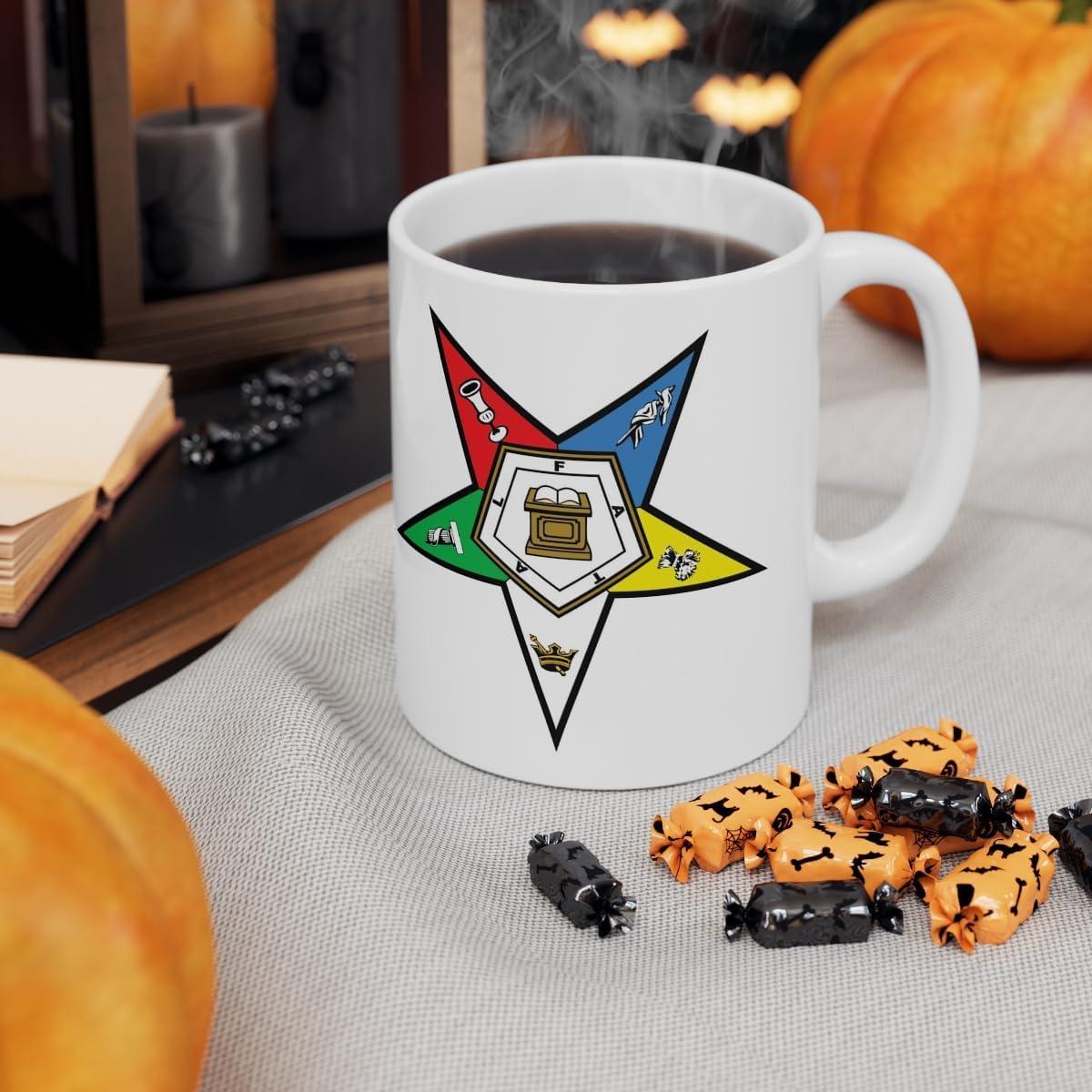 imageGreekgear Order of the Eastern Star Crest Coffee Mug