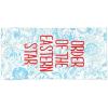 Greekgear Order of The Eastern Star Floral Beach Towel