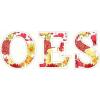 OES Floral Greek Letter Sticker – 2.5″ Tall
