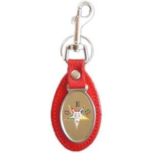 Greekgear OES Order of Eastern Star Leather Key Chain