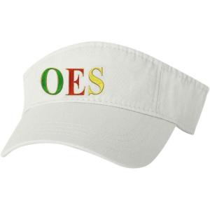 Greekgear Order of Eastern Star Visor White