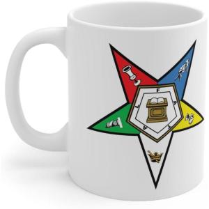 Greekgear Order of the Eastern Star Crest Coffee Mug