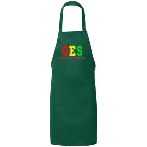 Order of Eastern Star Large Apron Forest Green