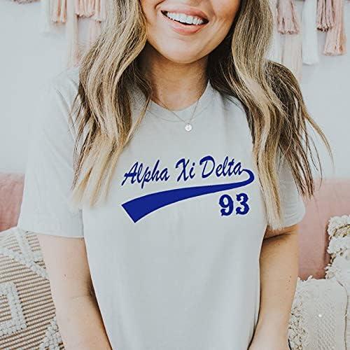 imageAlpha Xi Delta Tail TShirtsWhite