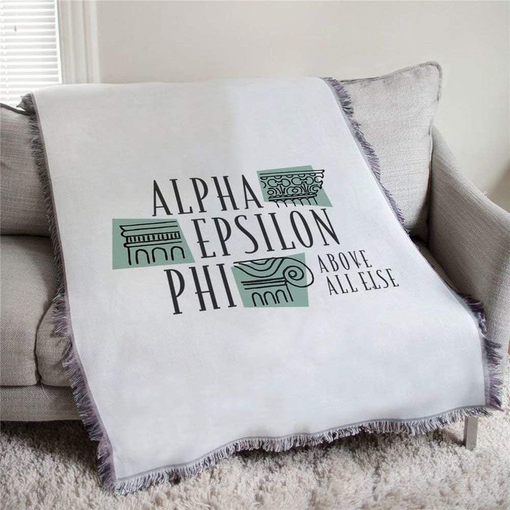 imageGreekgear Alpha Epsilon Phi Above All Else Afghan Blanket Throw