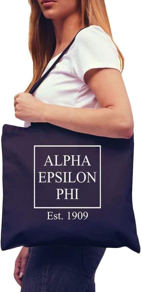 imageGreekgear Alpha Epsilon Phi Box Tote BagPurple