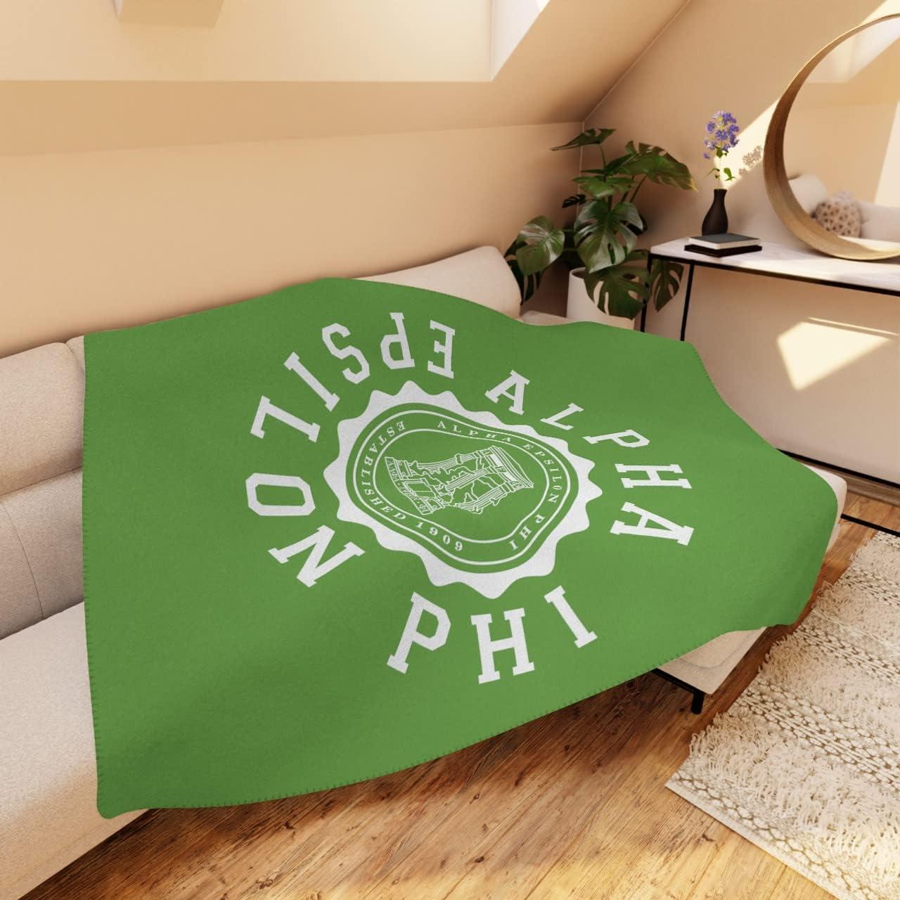 imageGreekgear Alpha Epsilon Phi Seal Sherpa Blanket Giant Size