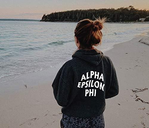 imageGreekgear Alpha Epsilon Phi Social HoodieBlack