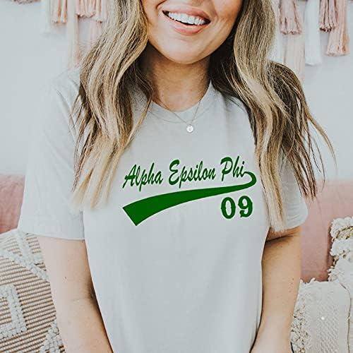 imageGreekgear Alpha Epsilon Phi Tail TShirtsWhite