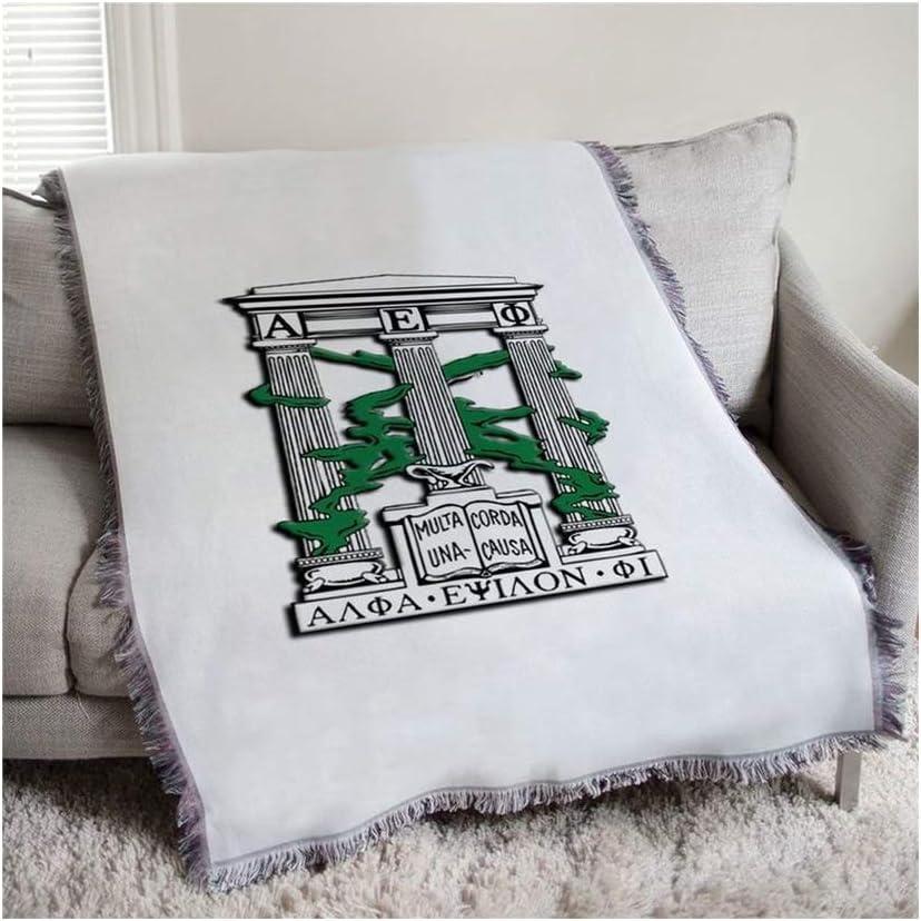 imageAlpha Epsilon Phi Full Color Crest Afghan Blanket Throw