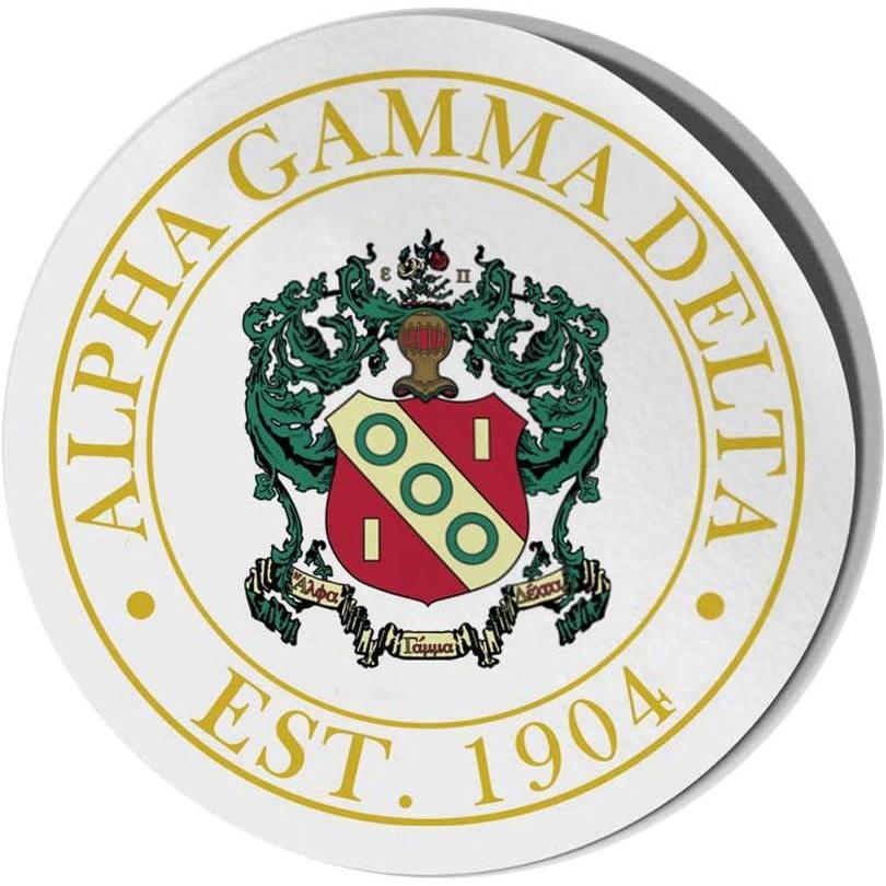 imageAlpha Gamma Delta Circle Crest Shield Decal