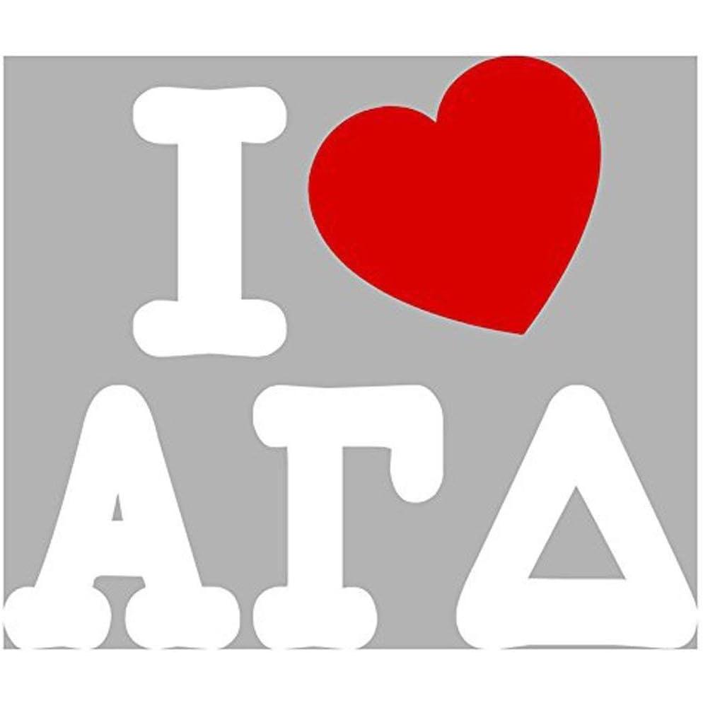 imageAlpha Gamma Delta I Love Sticker