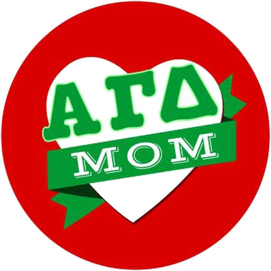 imageAlpha Gamma Delta Mom Round Decals