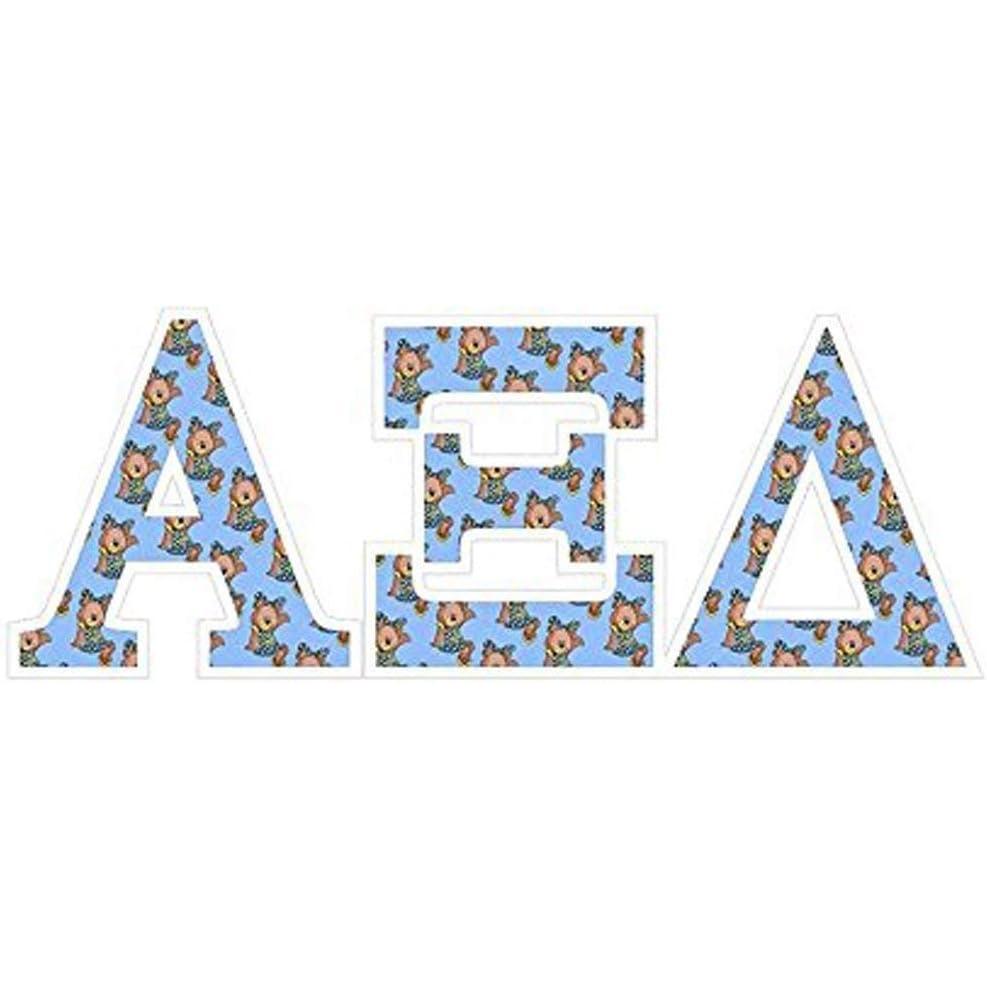 imageAlpha Xi Delta Mascot Greek Letter Sticker 25 Tall