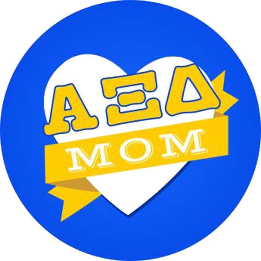 imageAlpha Xi Delta Mom Round Decals