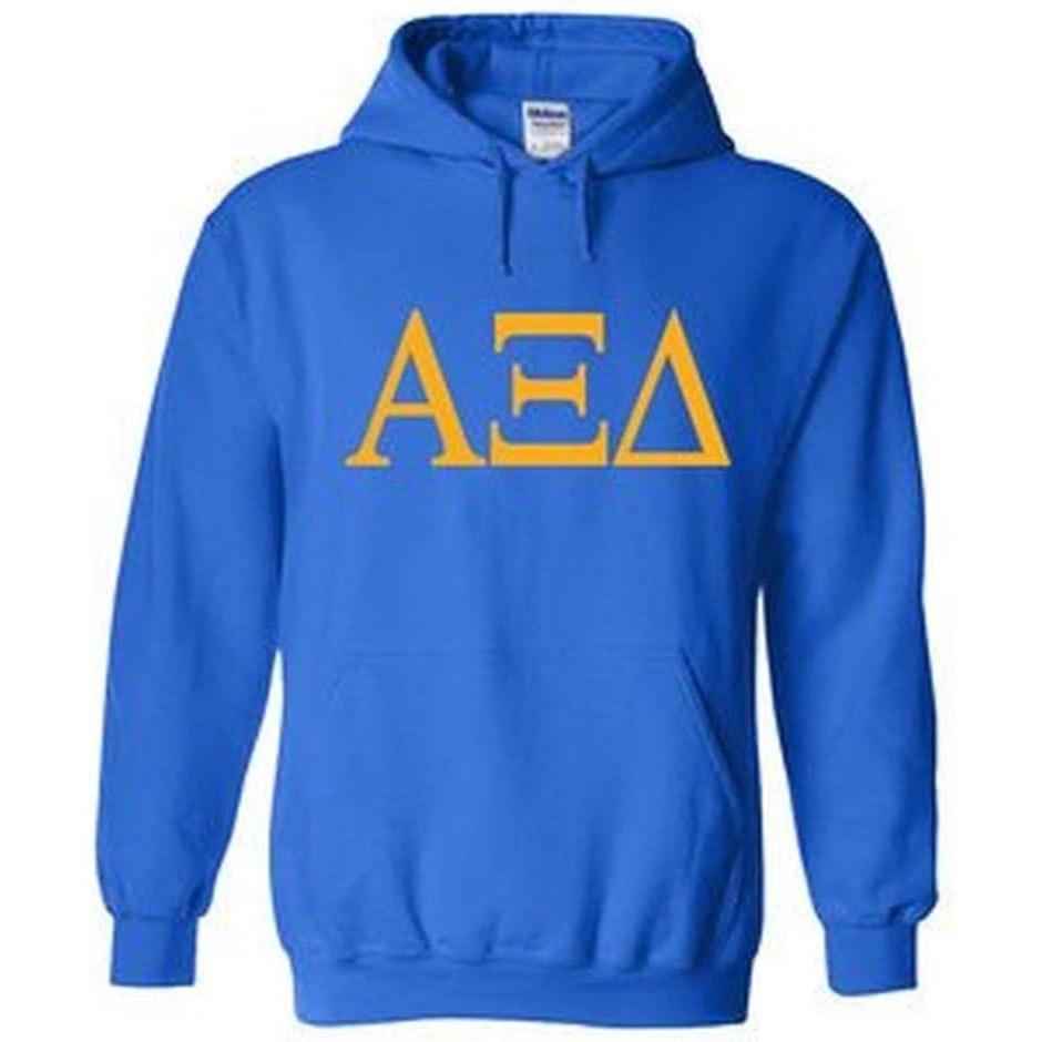 imageAlpha Xi Delta World Famous Greek Hoodie Royal Blue with Gold ImprintRoyal Blue