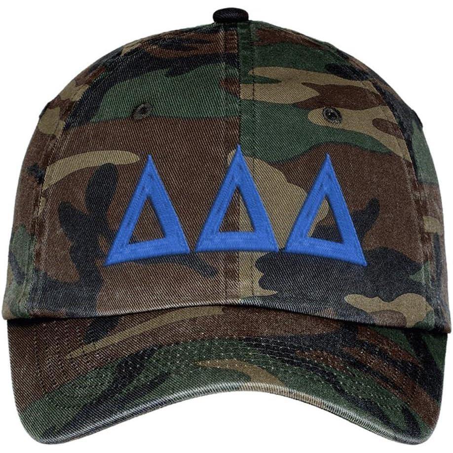 imageDelta Delta Delta Lettered Camouflage Hat Military Camo