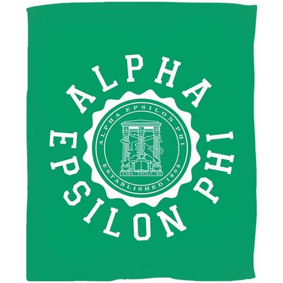 imageGreekgear Alpha Epsilon Phi Seal Fleece Blanket