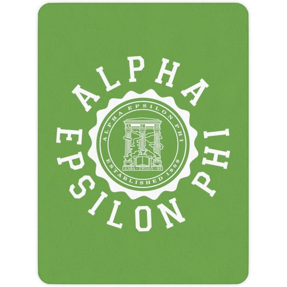 imageGreekgear Alpha Epsilon Phi Seal Sherpa Blanket  Giant Size