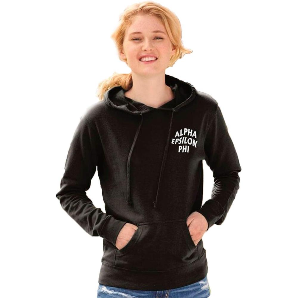 imageGreekgear Alpha Epsilon Phi Social HoodieBlack