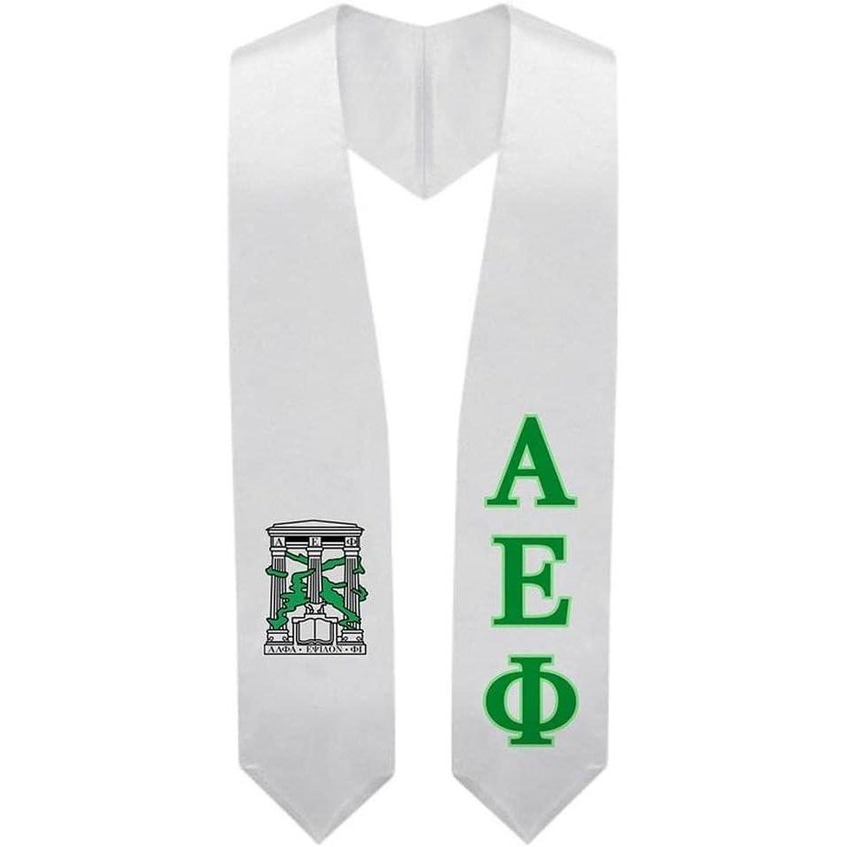 imageGreekgear Alpha Epsilon Phi Super Crest Shield Graduation Stole