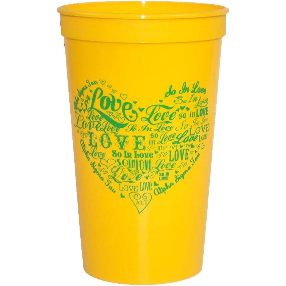 imageGreekgear Alpha Sigma Tau AST Giant Plastic Cup