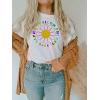 Alpha Epsilon Phi Rainbow Daisy Tee