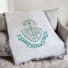 Alpha Sigma Tau AST Full Color Crest Afghan Blanket Throw