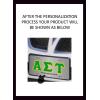 Alpha Sigma Tau AST Lettered License Cover