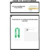 Custom Alpha Epsilon Phi Greek 2 Tone Lettered Graduation Sash Stole w/Year(Kelly Green W/White Trim)
