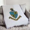 Delta Delta Delta Full Color Crest Afghan Blanket Throw