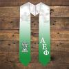 Greekgear Alpha Epsilon Phi Extra Fancy Diagonal Greek Graduation Stole W Crest