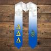 Greekgear Delta Delta Delta Extra Fancy Simple Greek Graduation Stole W Crest