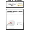 Personalized Alpha Chi Omega Greek Line Hat(White)