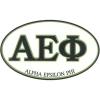 Alpha Epsilon Phi Euro Style Sticker