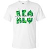 Alpha Epsilon Phi Floral Big Lettered T-Shirt(White)