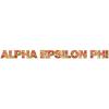Alpha Epsilon Phi Floral Long Window Sticker