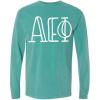 Alpha Epsilon Phi Greek Long Sleeve T-Shirt(Lagoon)