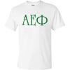 Alpha Epsilon Phi University Greek T-Shirts(White)