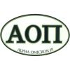 Alpha Omicron Pi AOII Euro Style Sticker