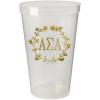 Alpha Sigma Alpha ASA Greek Wreath Giant Plastic Cup Set of 4
