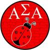 Alpha Sigma Alpha ASA Mascot Round Decals