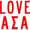 Alpha Sigma Alpha ASA Sorority Love Sticker