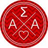 Alpha Sigma Alpha ASA Well Balanced Round Decals