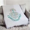 Alpha Sigma Tau AST Full Color Crest Afghan Blanket Throw
