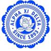 Alpha Xi Delta 5″ Sorority Seal Bumper Sticker